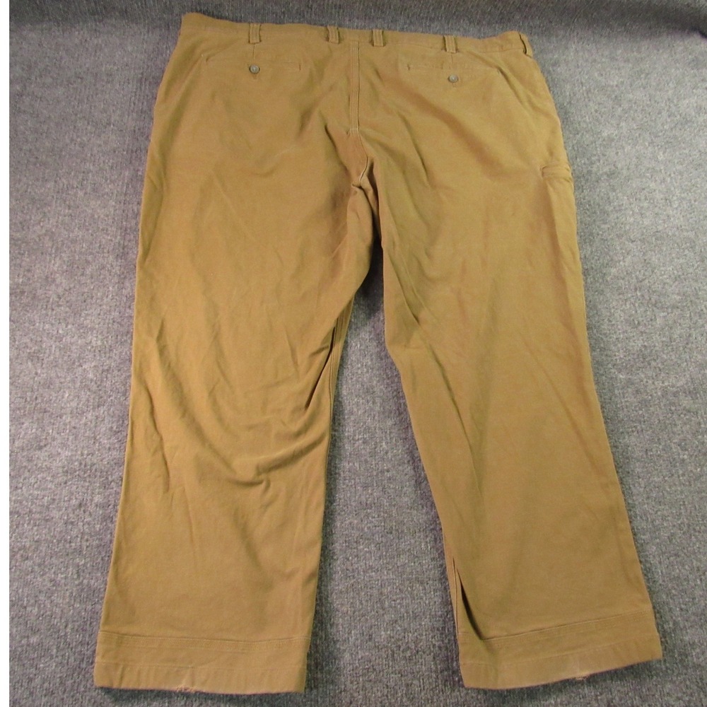 Duluth Trading Pants Mens 48x29 Flex Ballroom Khaki Work Brown Durable Workwear - Picture 2 of 14